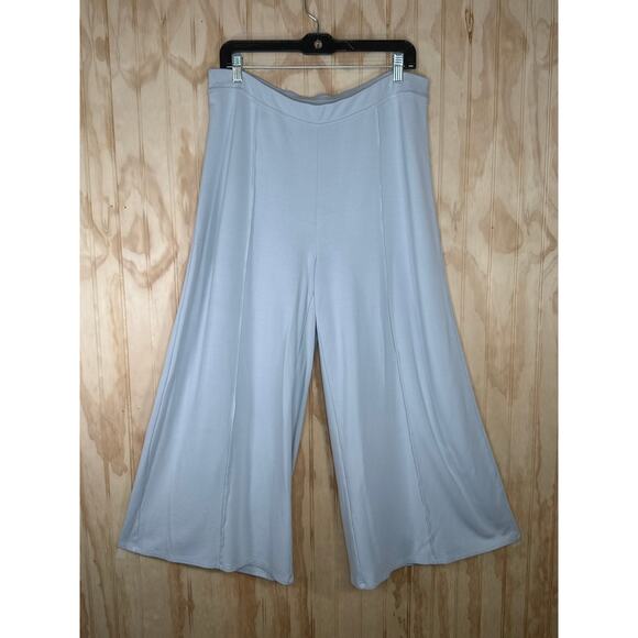 J. Jill Wearever Collection Crop Pants XL Tall Gray Pull On Minimalist Travel - Picture 8 of 8